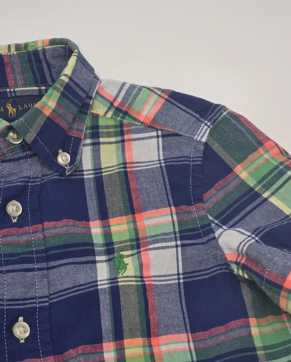 Ralph Lauren boys' short-sleeved button down shirt size 2T